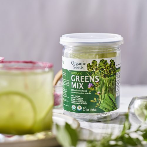 ORGANIC SEEDS Organic Greens Mix (5 กรัม x 10 ซอง)