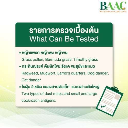 Alternative view of Skin Prick Test for Allergy 20 points